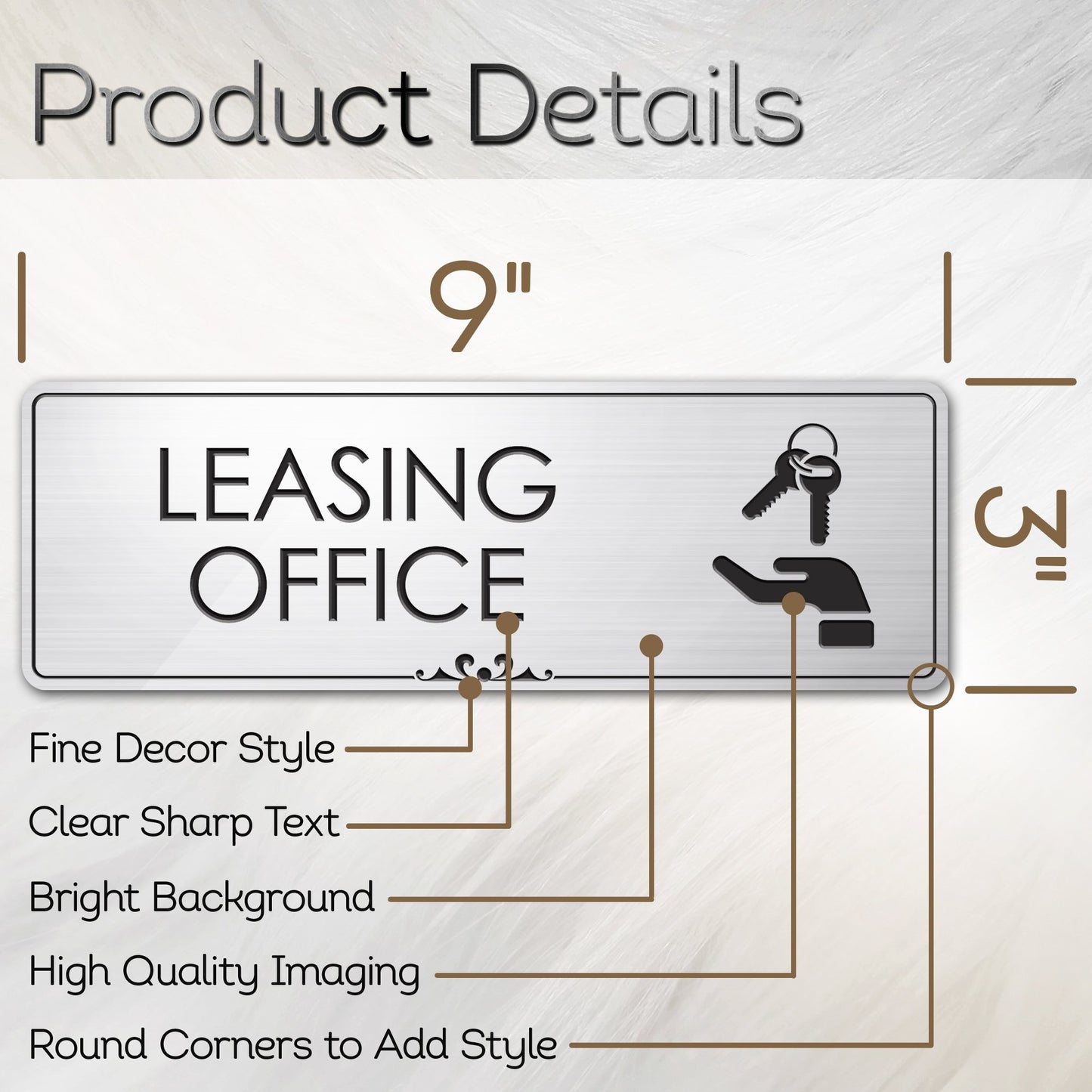 Leasing Office Sign Office Door Sign