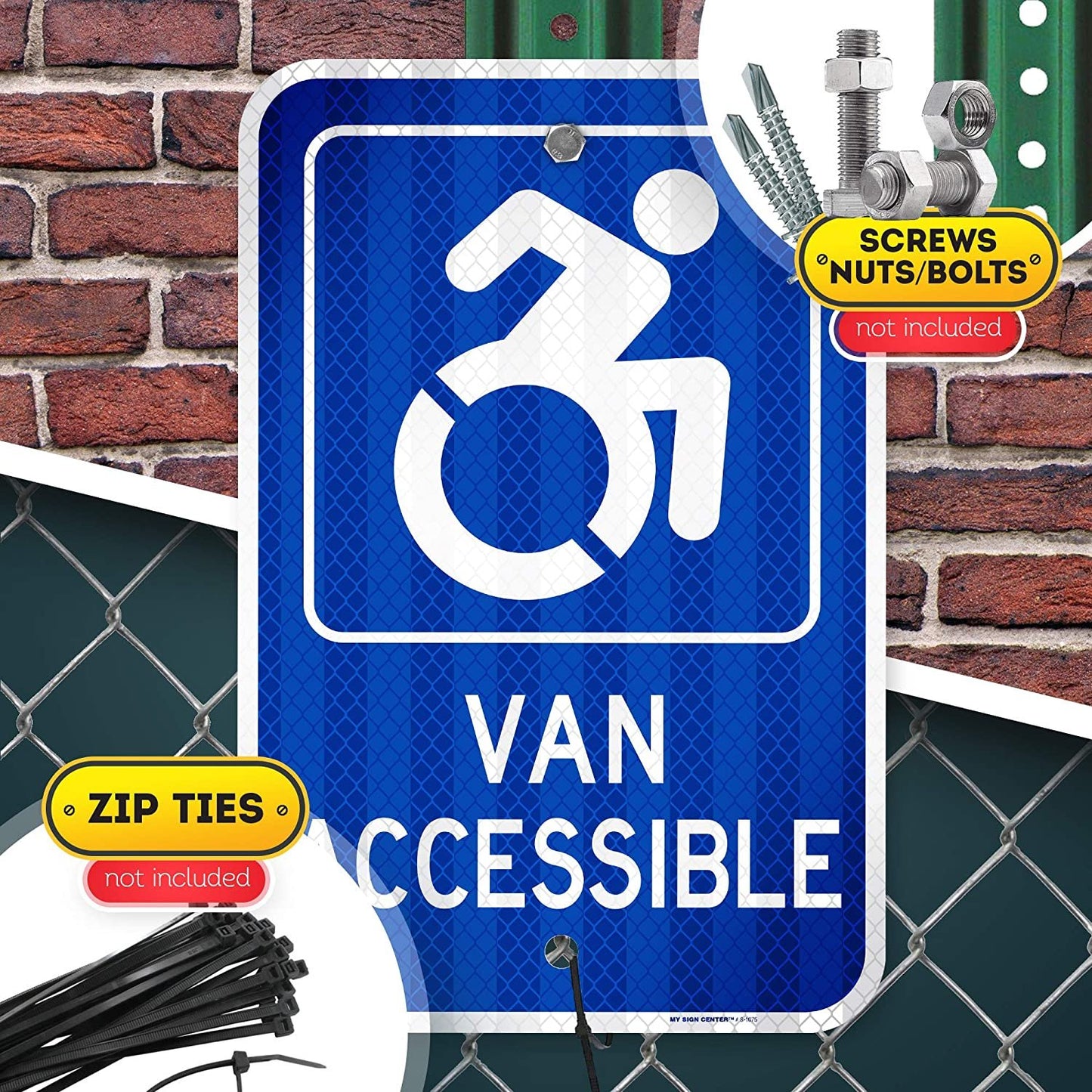 Van Accessible Handicap Parking Sign 2