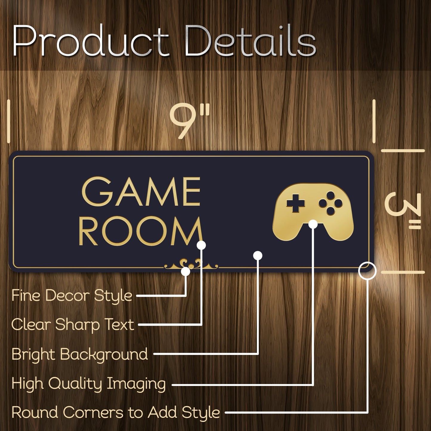 Game Room Sign Gaming Accessories for Room