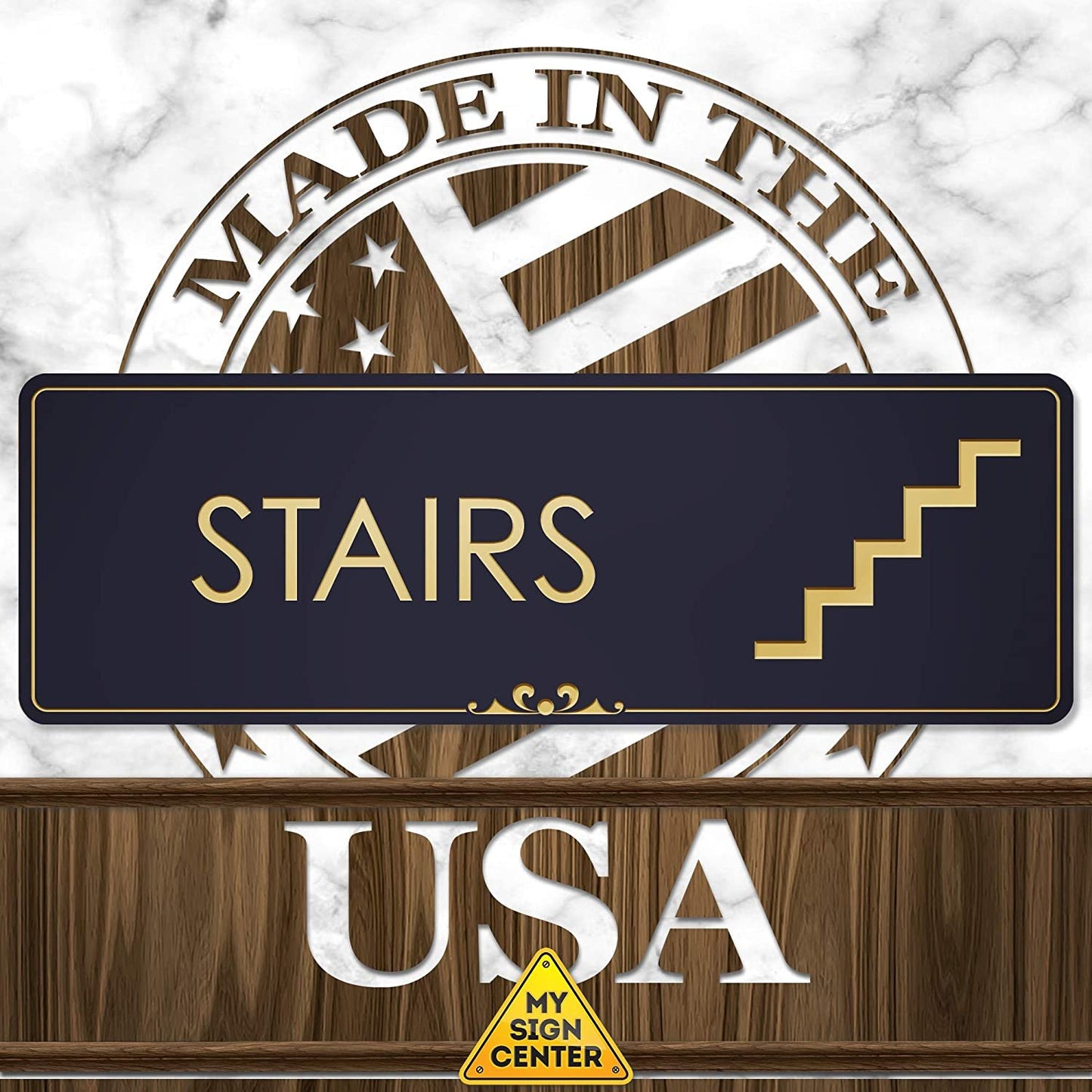 Stairs Door Sign Stairway Sign for Business