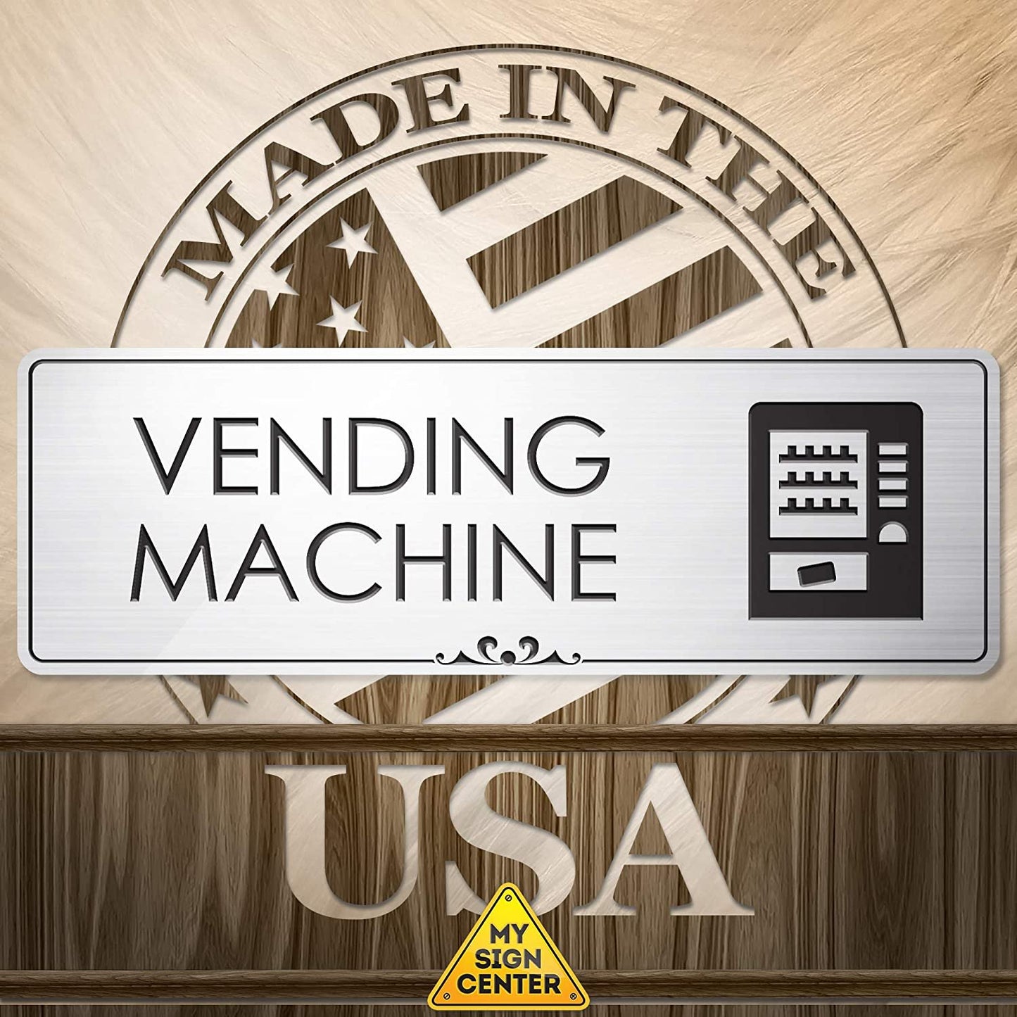 Vending Machines for Business Lunch Room Sign