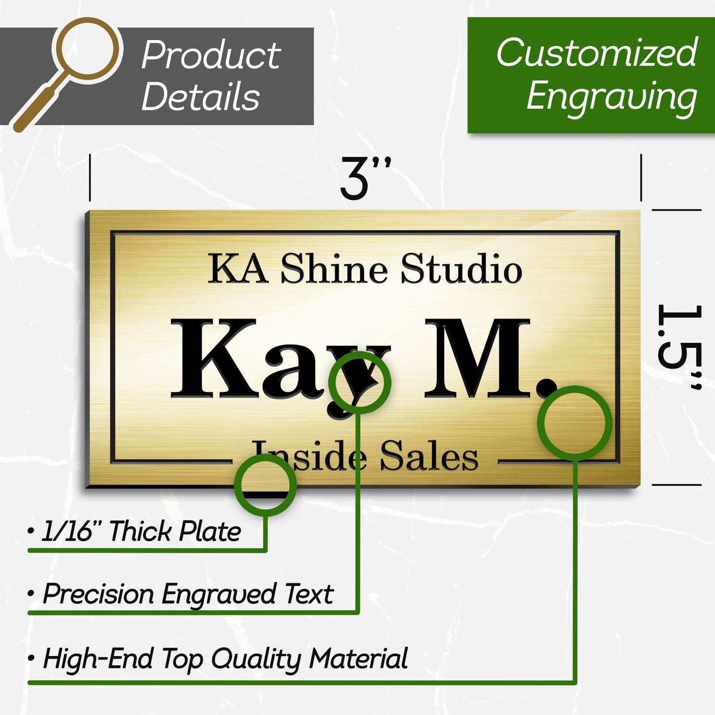 Personalized Name Tag 1