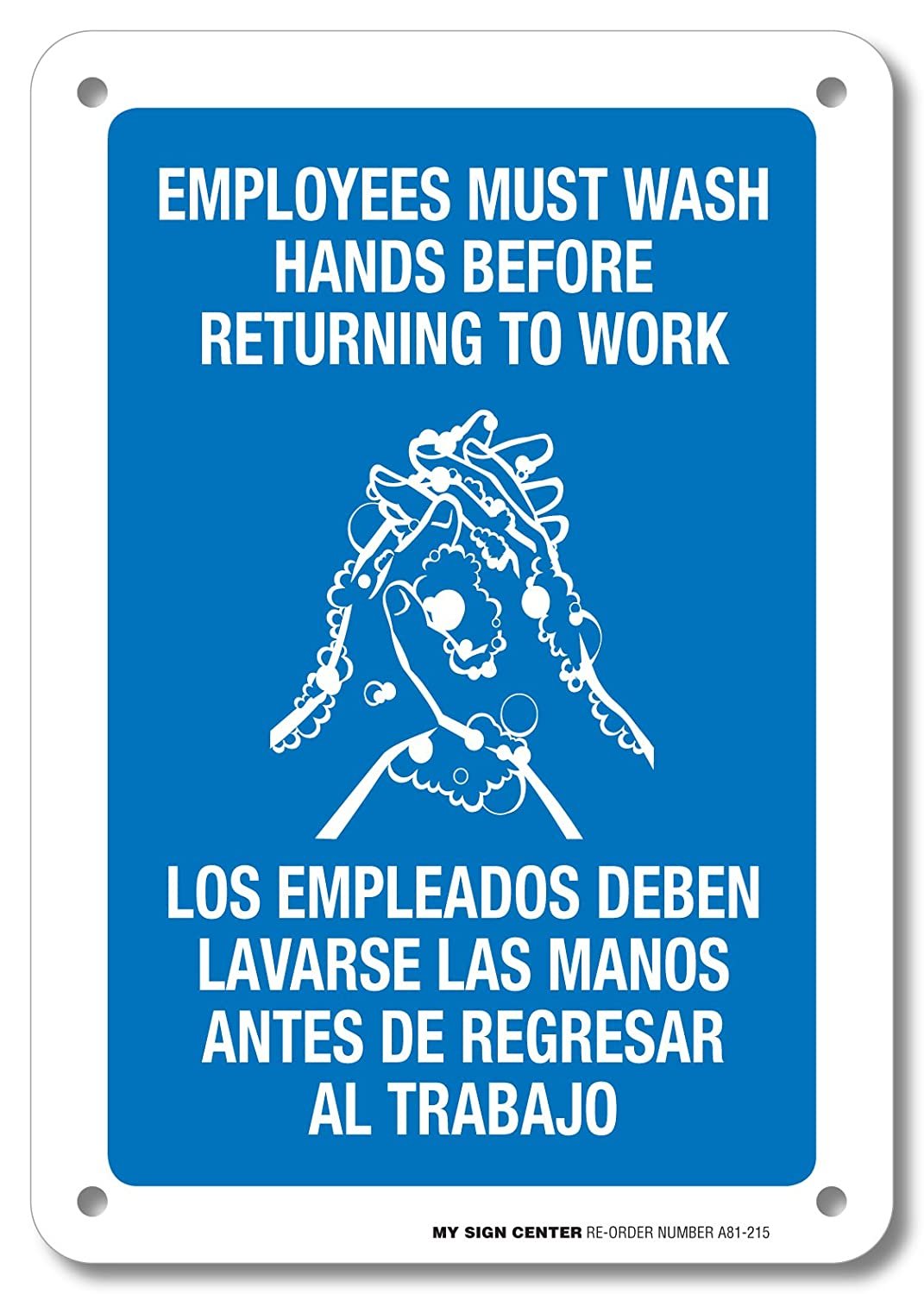 Employees Must Wash Hands Before Returning to Work