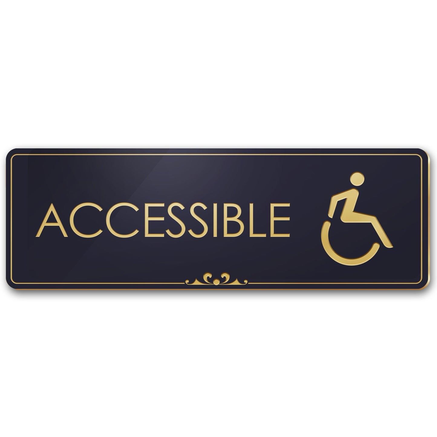 Accessible - Laser Engraved Sign