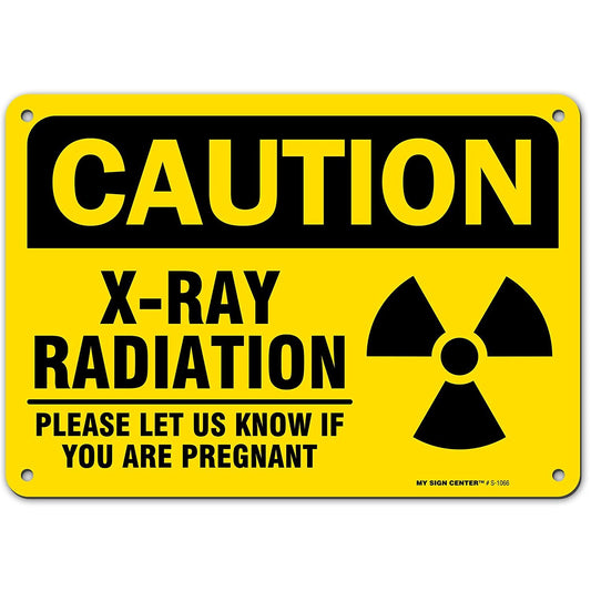 ﻿Caution X Ray Radiation Sign Please Inform If Pregnant