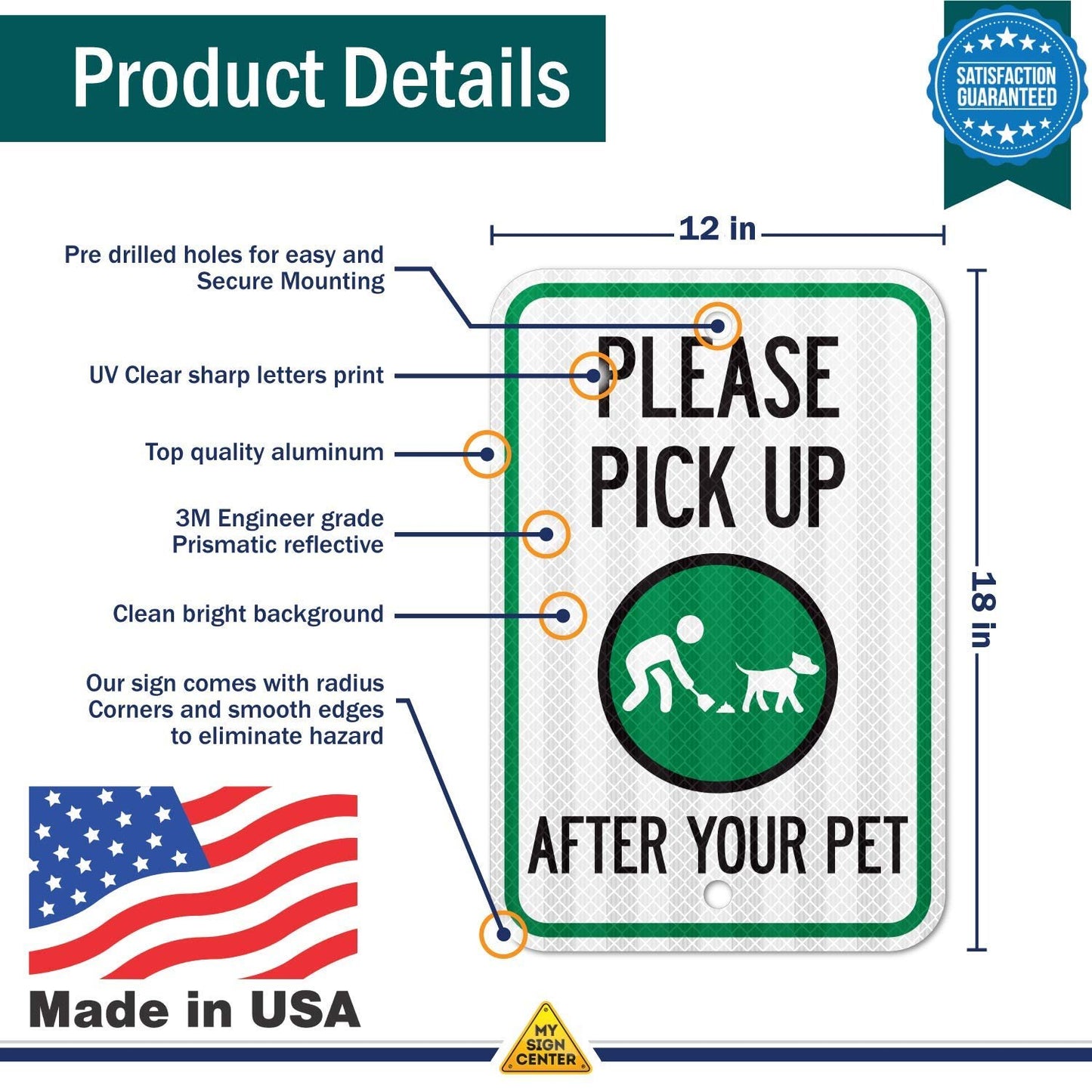Please Pick Up After Your Pet Sign 2