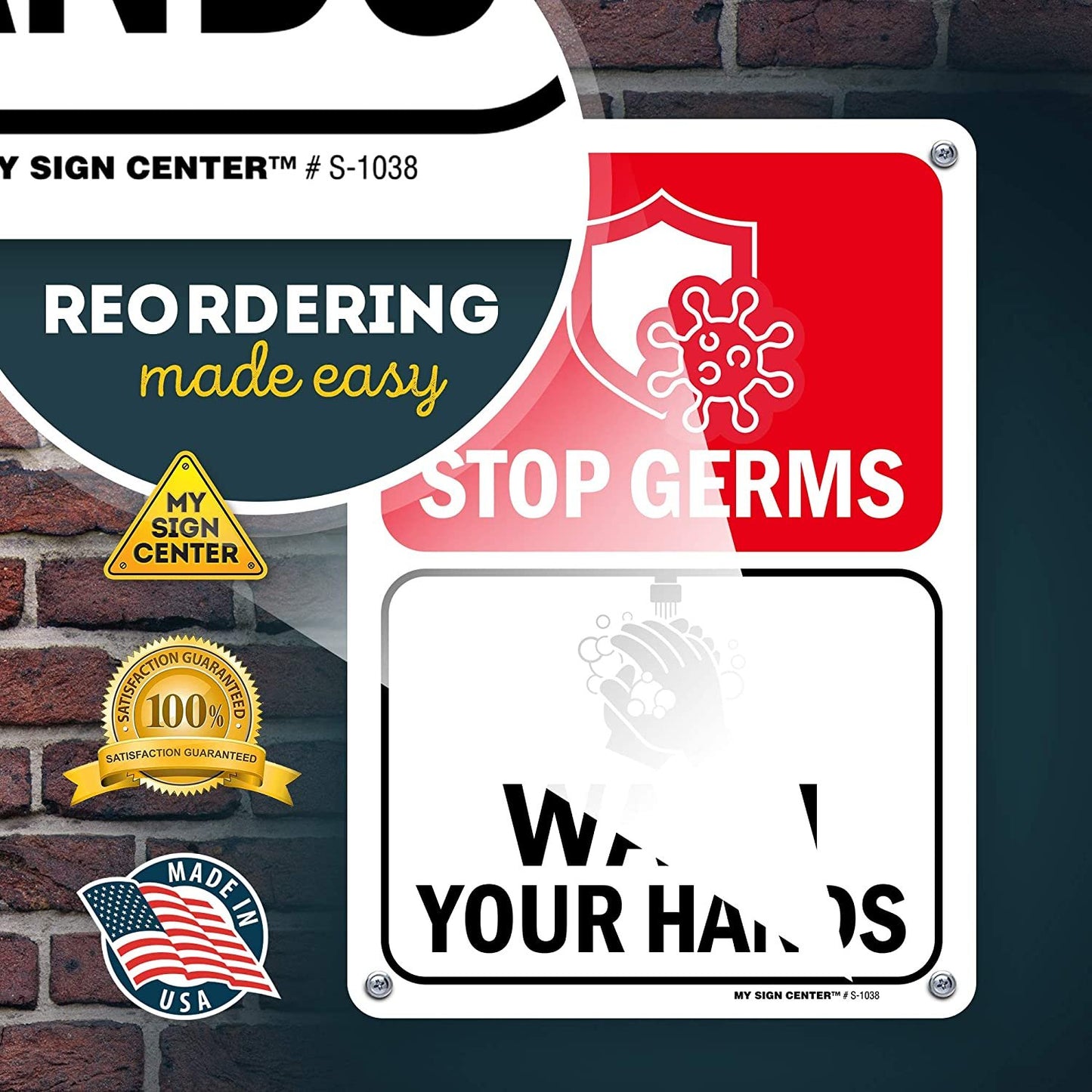 Corona Virus Wash Your Hands Sign