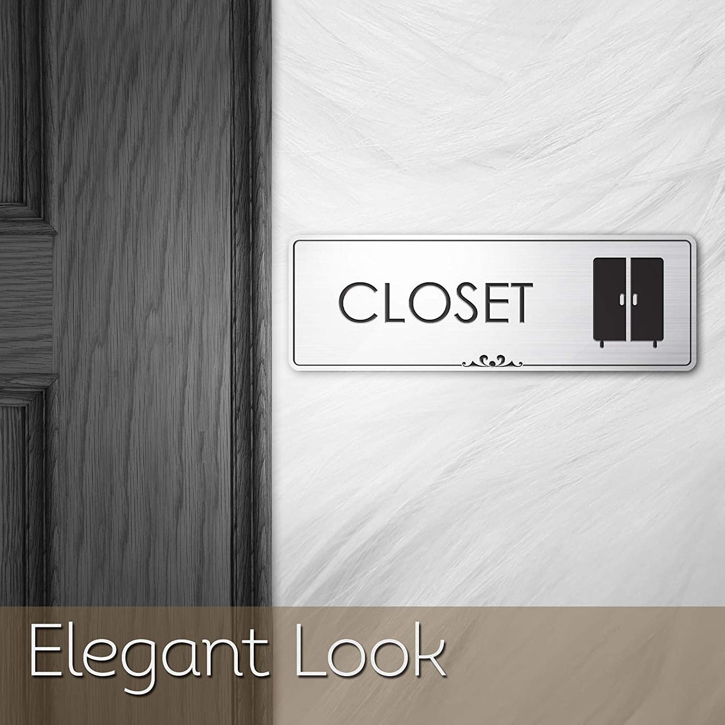 Closet Door Storage Room Sign
