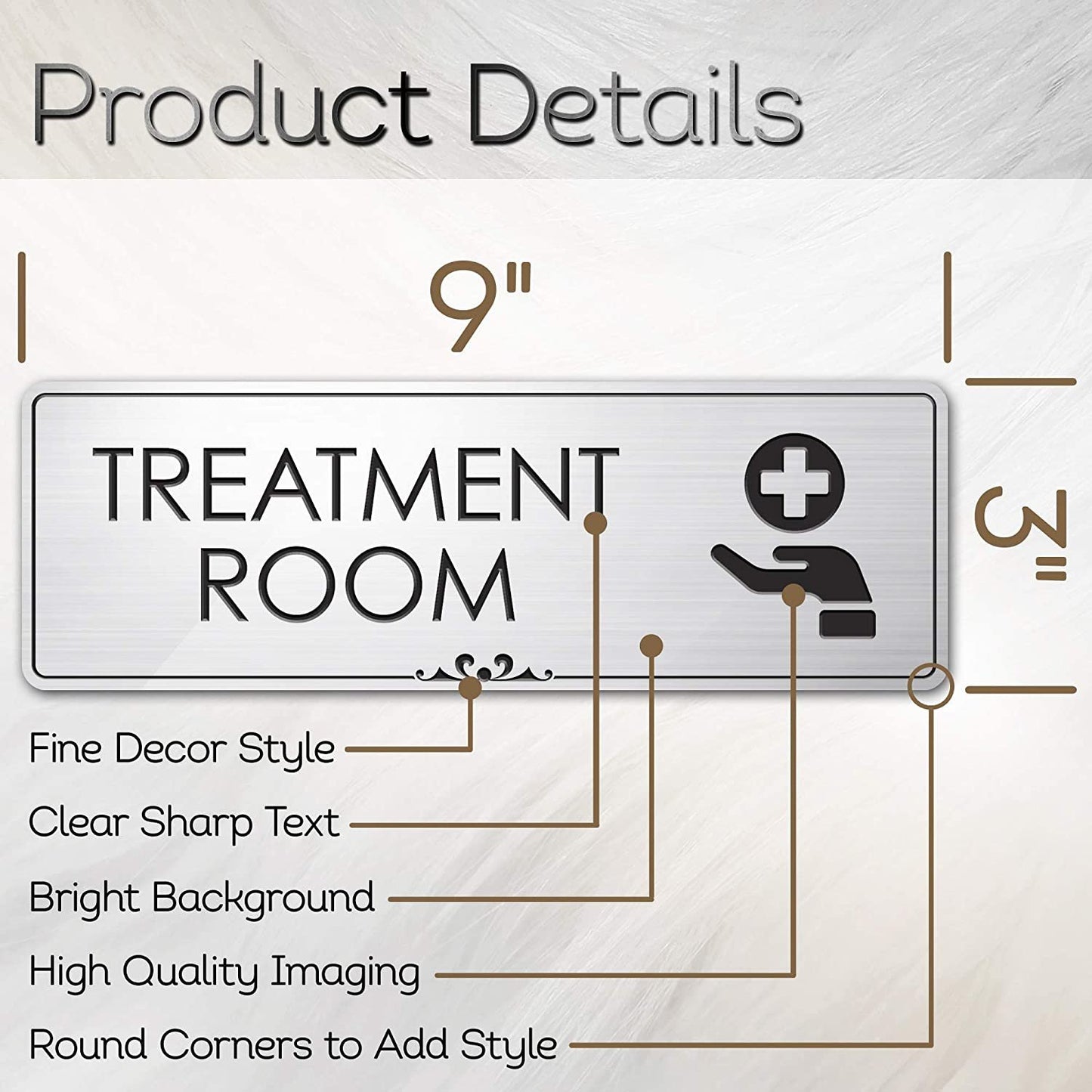 Treatment Room Sign Treatment in Session Sign
