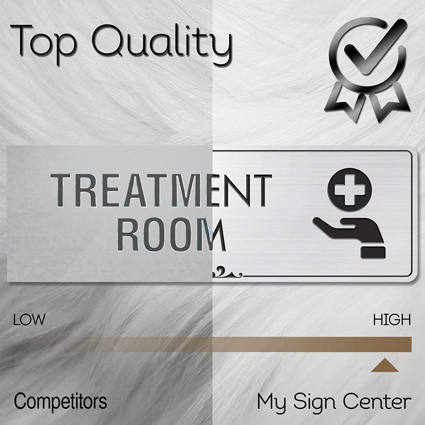 Treatment Room Sign Treatment in Session Sign