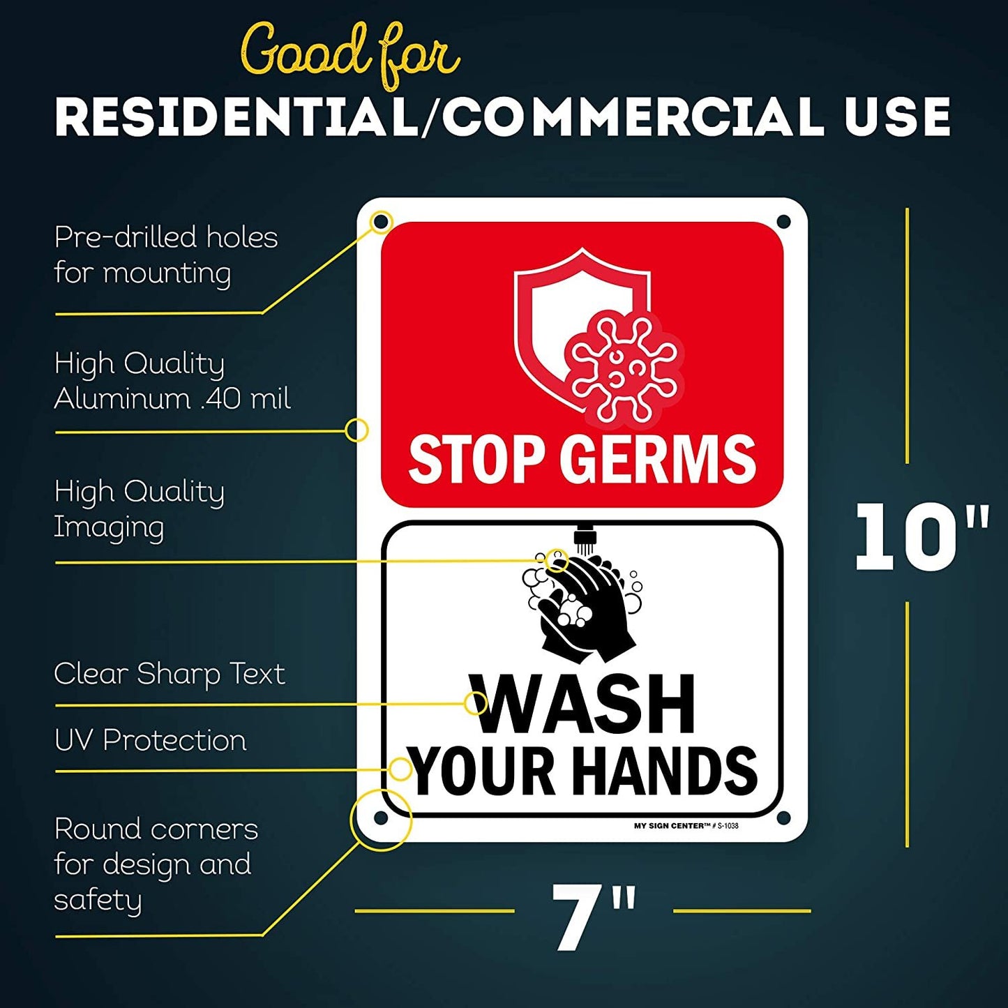 Corona Virus Wash Your Hands Sign
