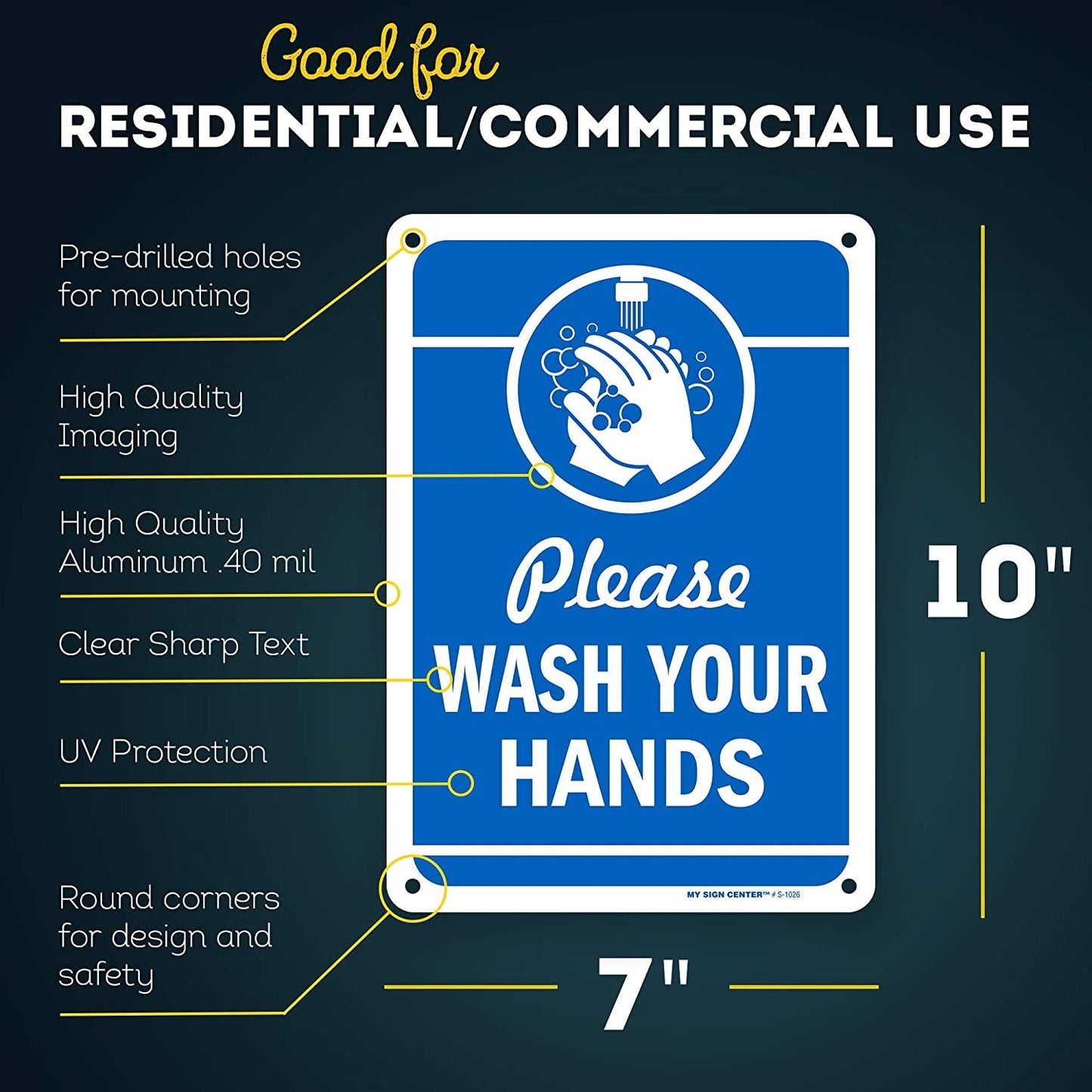 Please Wash Your Hands Sign