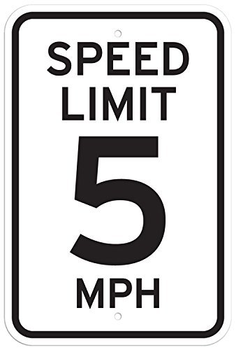 Speed Limit 5 MPH Sign