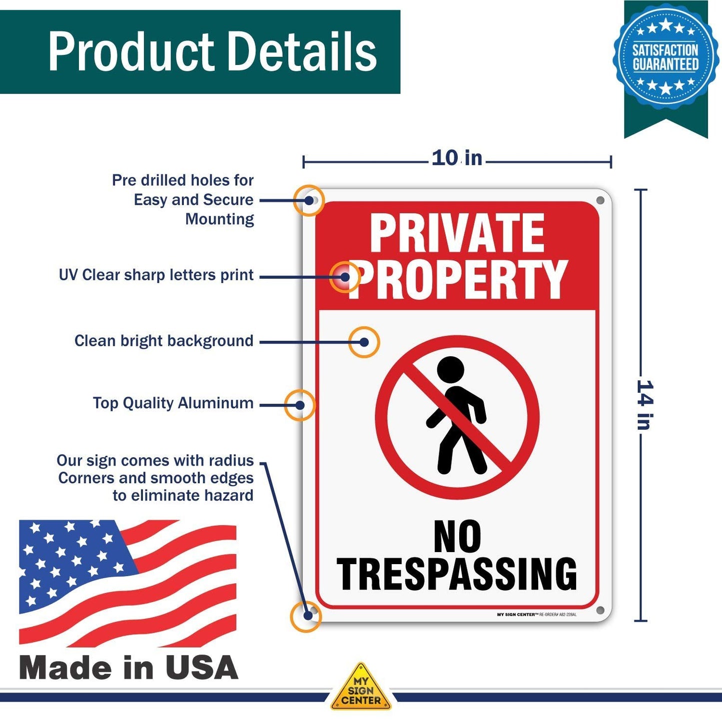 Private Property No Trespassing Sign 2