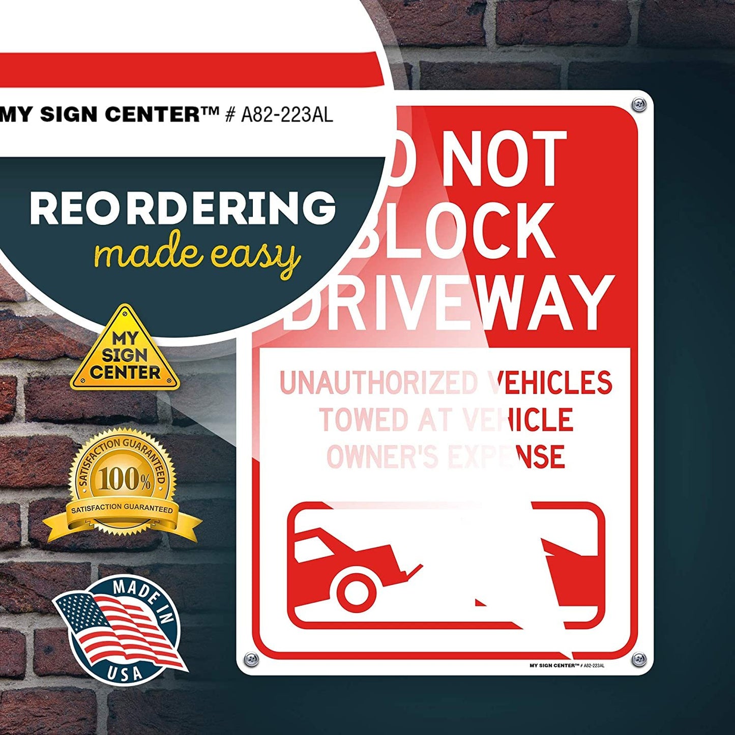 Do Not Block Driveway Outdoor Sign 1
