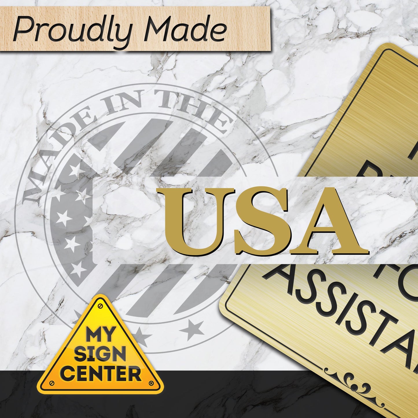 Office Name Plates For Doors Customized and Personalized Message and Room ID Sign