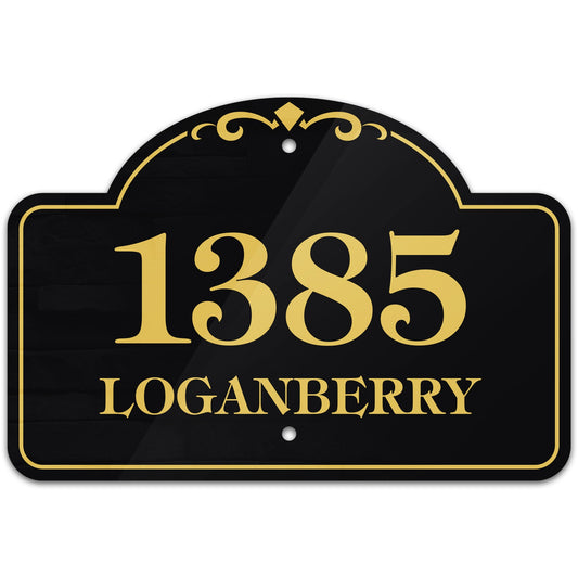Customize and Personalized House Address Sign 1