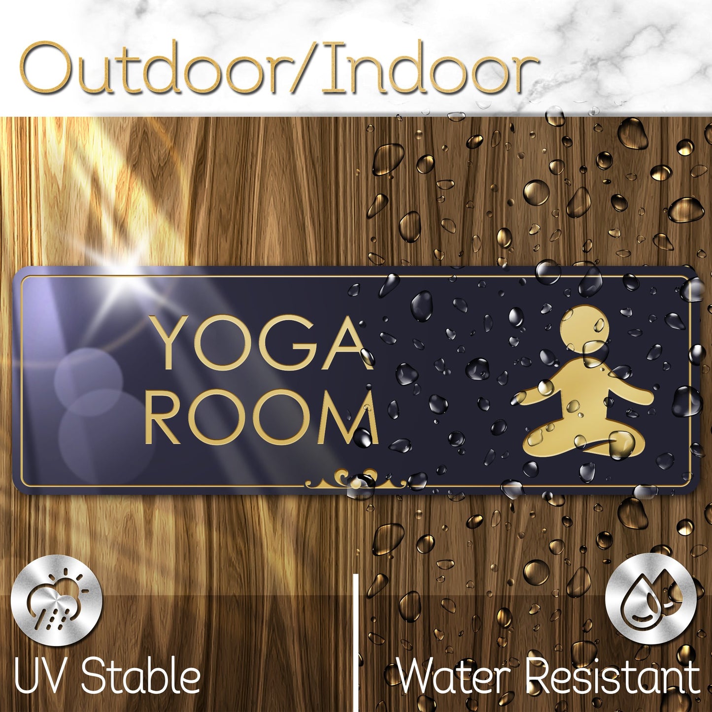 Yoga Room Sign Meditation in Progress Sign