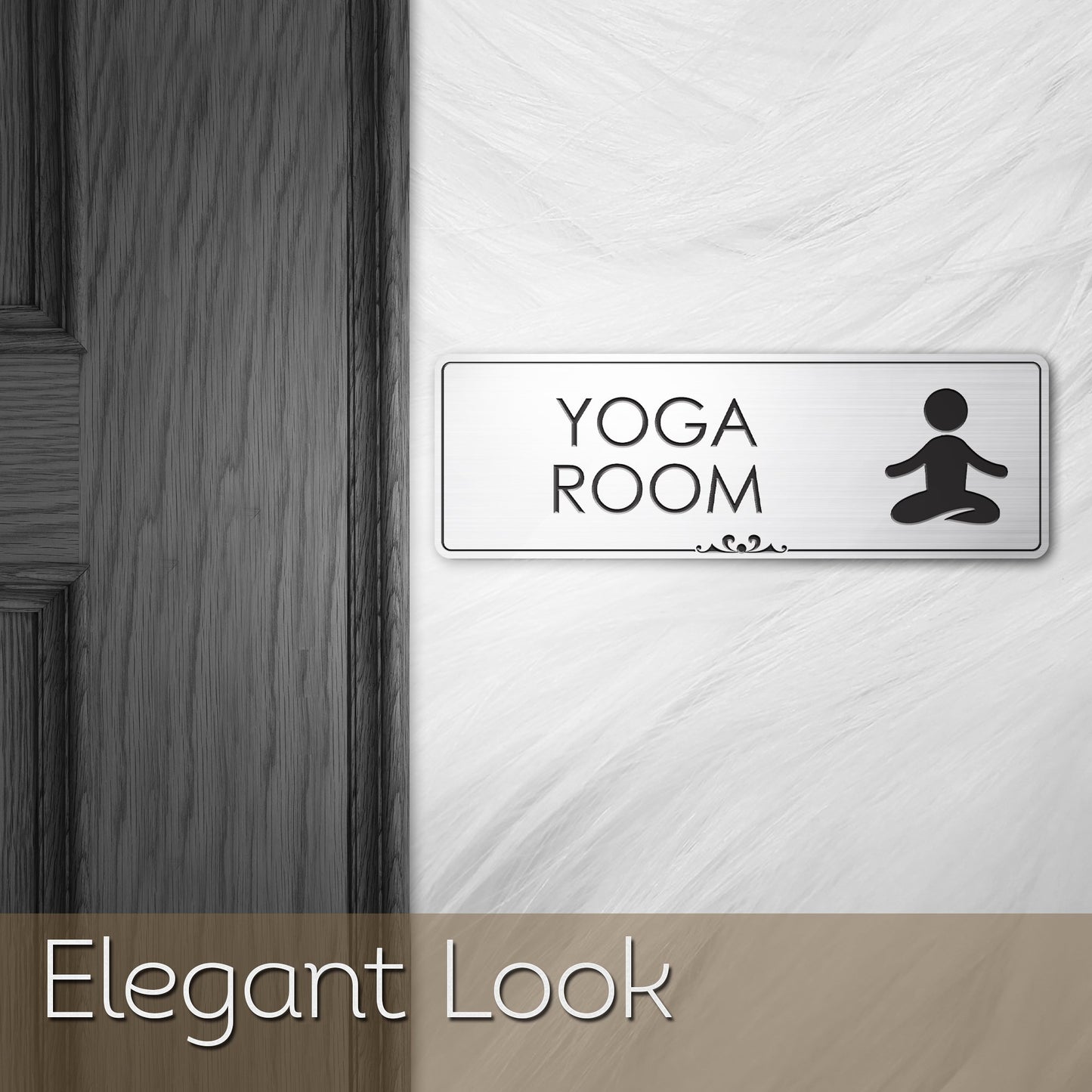 Yoga Room Sign Meditation in Progress Sign