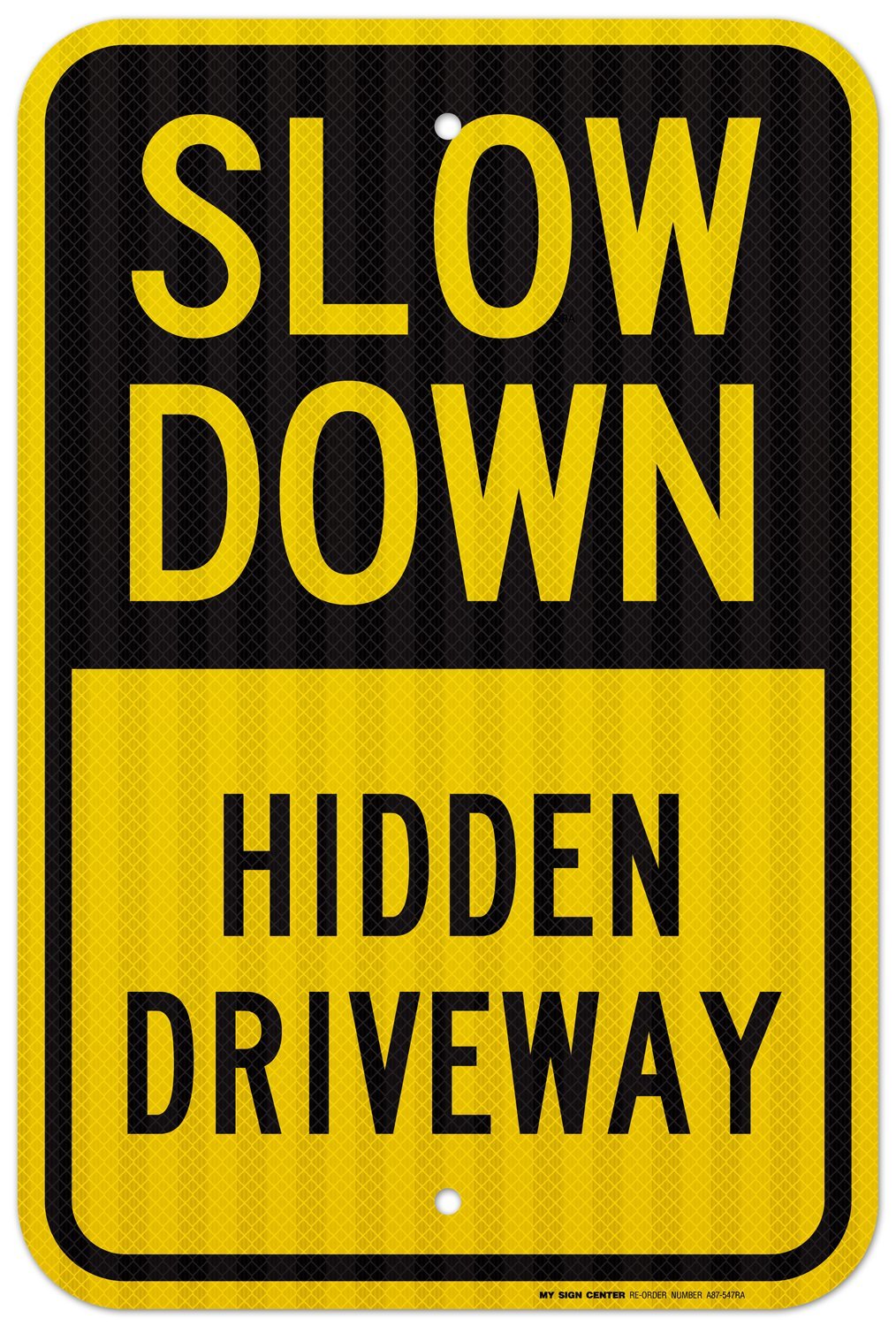 Hidden Driveway Sign Example Hidden Driveway Signs – My Sign Center, Inc