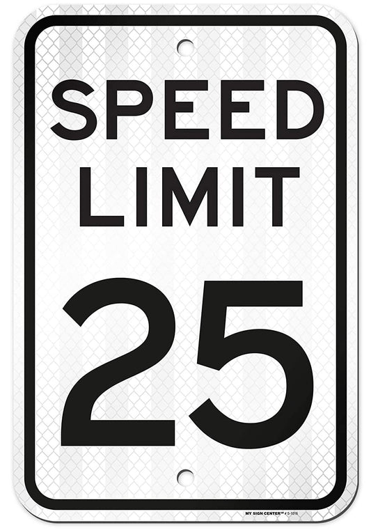 Speed Limit Traffic Signs – My Sign Center, Inc