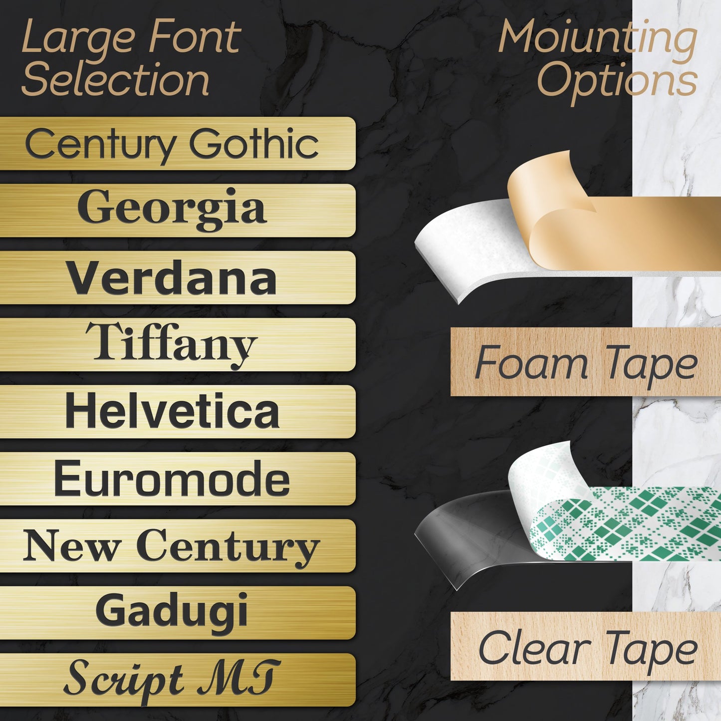 Office Name Plates For Doors Customized and Personalized Message and Room ID Sign