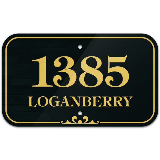 Customized and Personalized House Address Sign 4