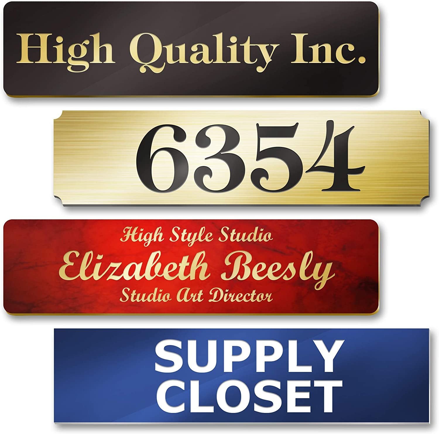Customized and Personalized Name Plates for Doors, Wall, Office Door ...