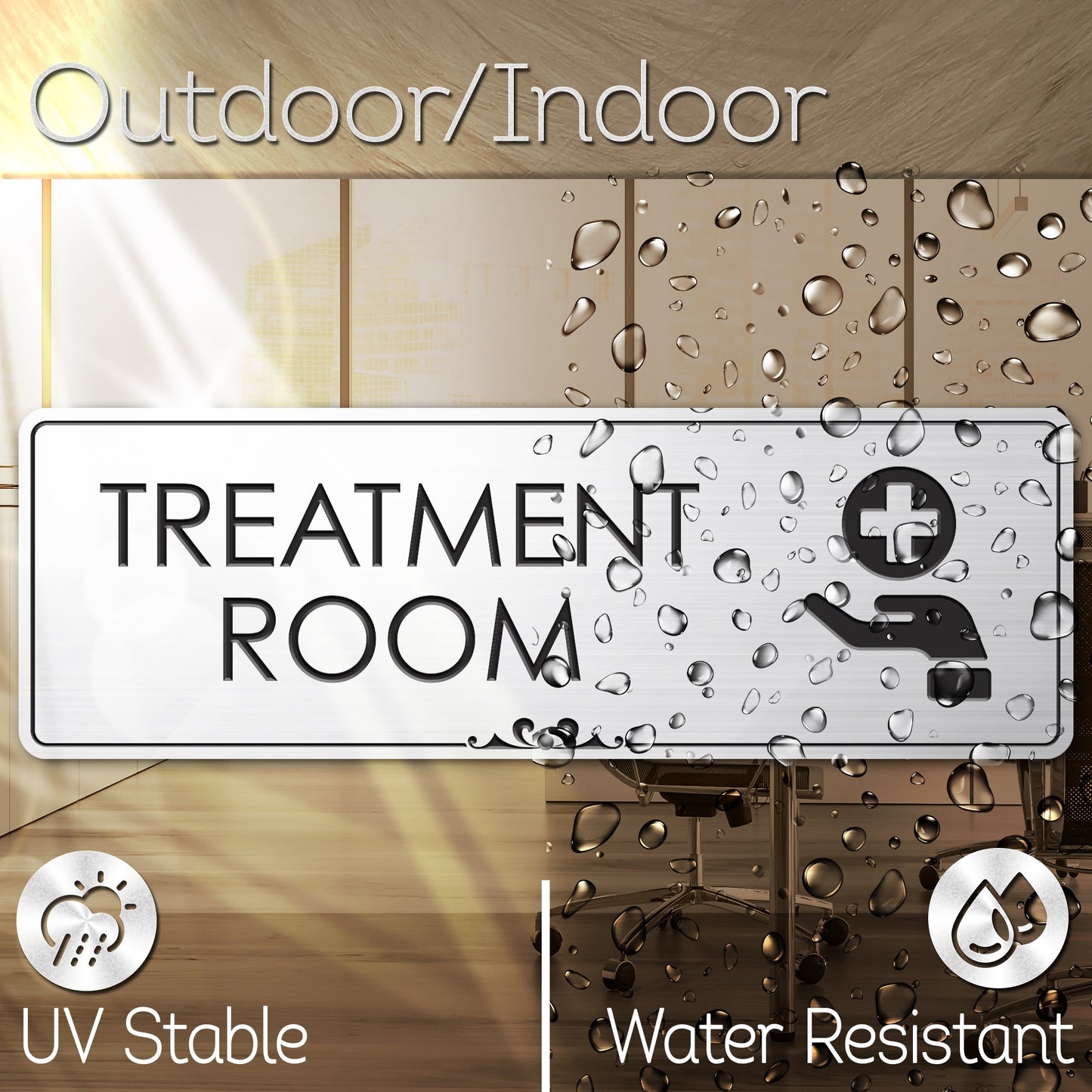 Treatment Room Sign Treatment in Session Sign