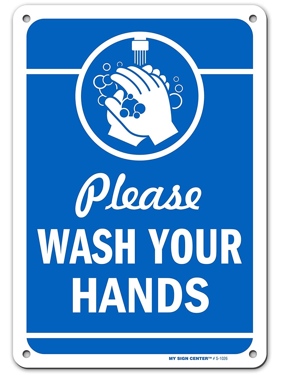 Please Wash Your Hands Sign