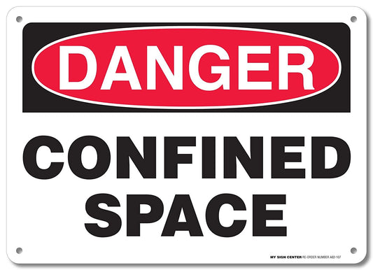 Danger Confined Space Sign