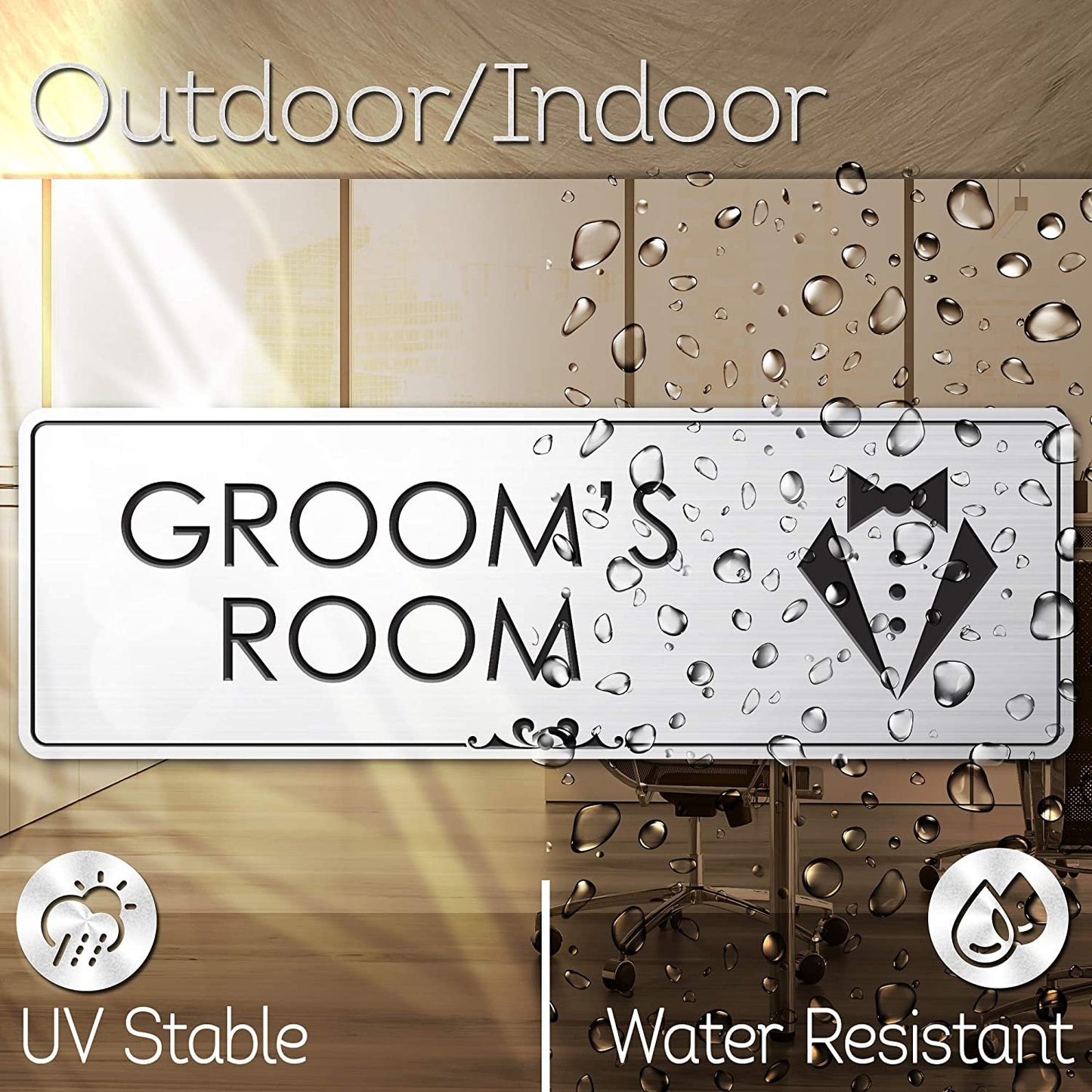 Groom Room Sign Wedding Room Decorations 2