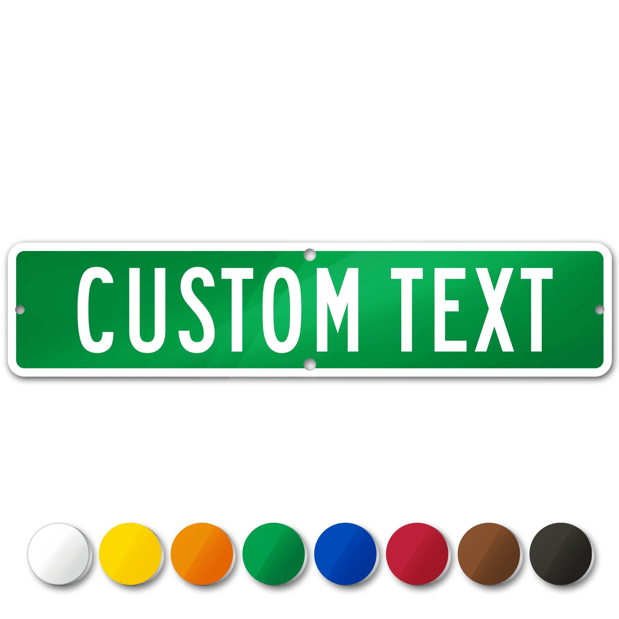 Custom Street Sign Personalized Road Signs Room Decor, 1/8