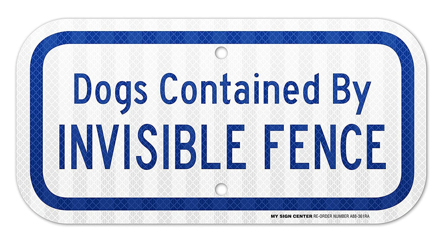 Invisible Fence for Dogs Electric Fence Sign