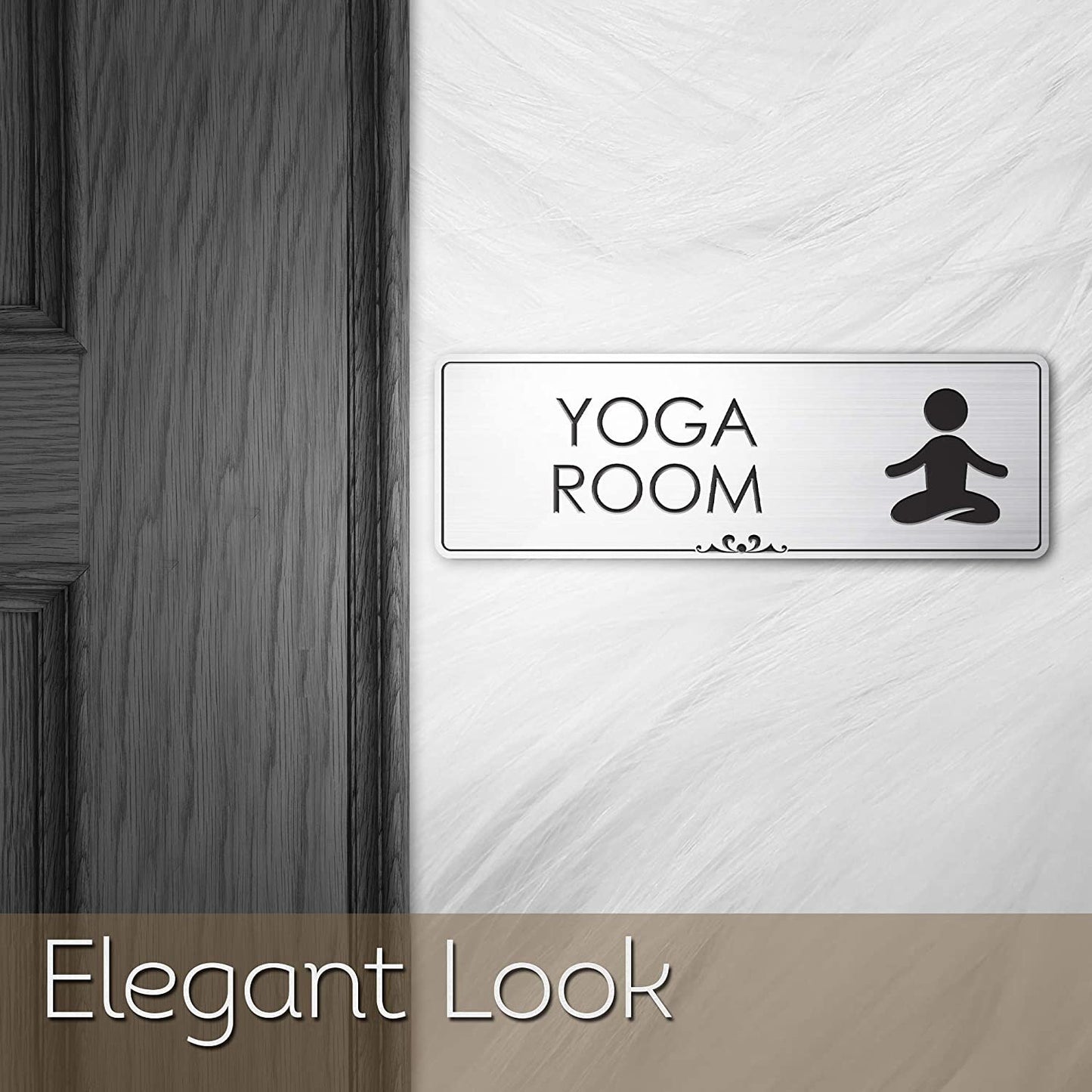 Yoga Room Sign Meditation in Progress Sign