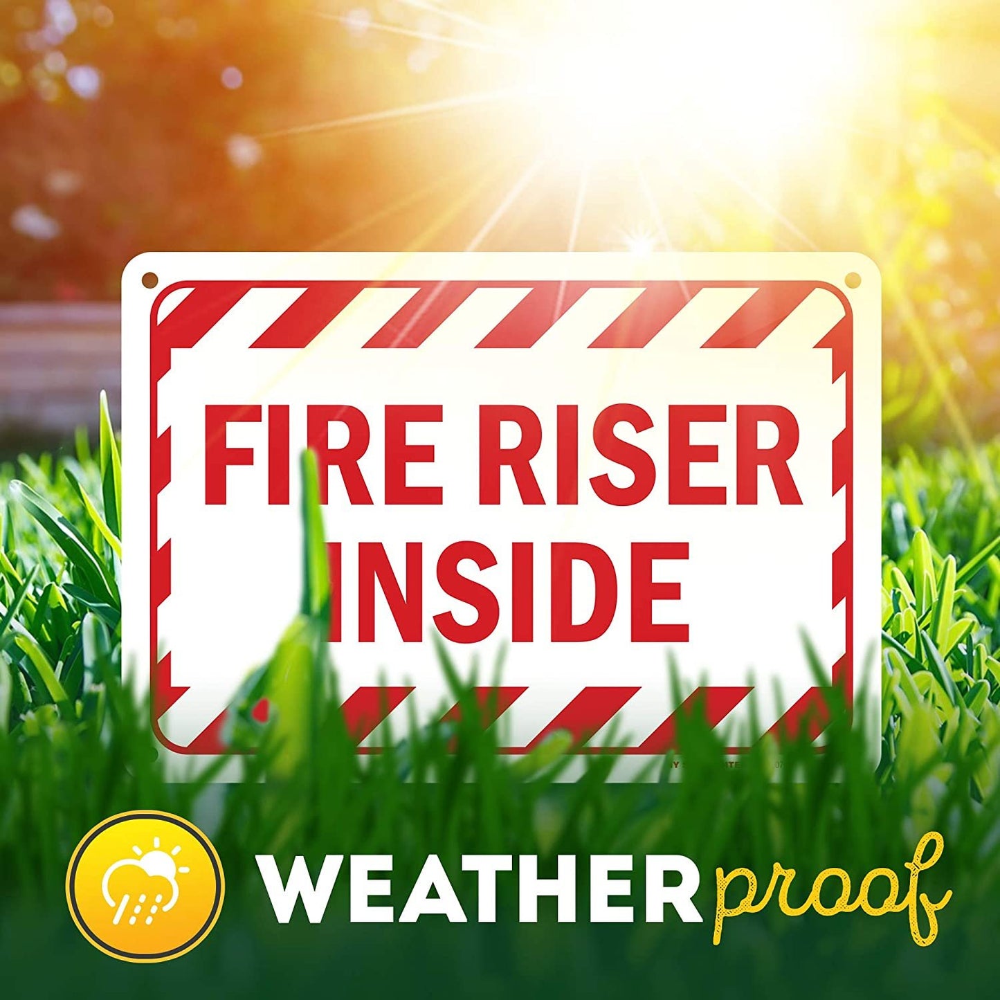 Fire Sprinkler Riser Sign