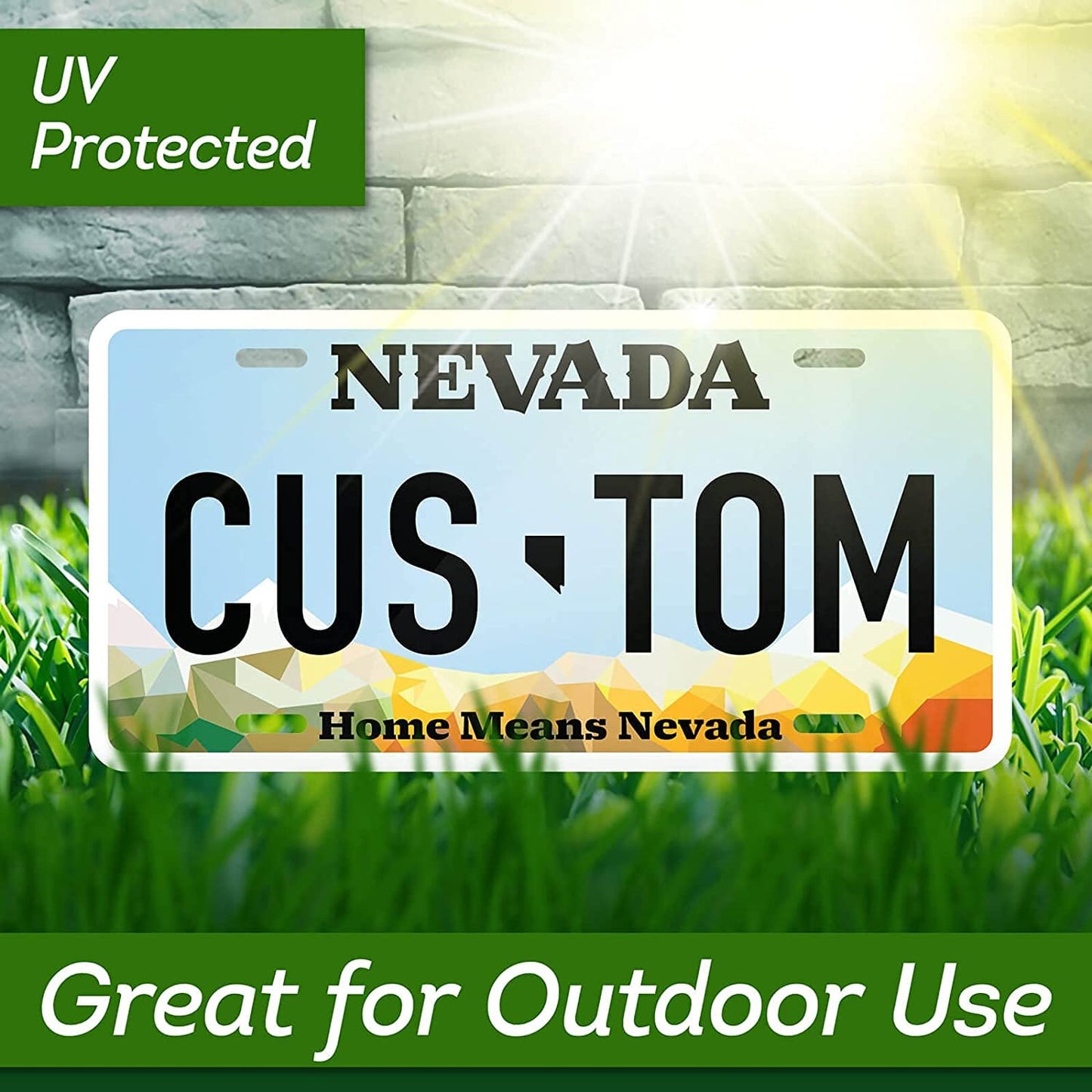Personalized Custom License Plate for 50 Sate