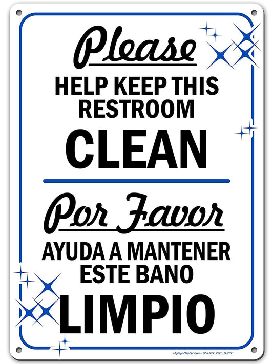 Please Keep Bathroom Clean In Spanish Please Keep Bathroom Clean In Spanish