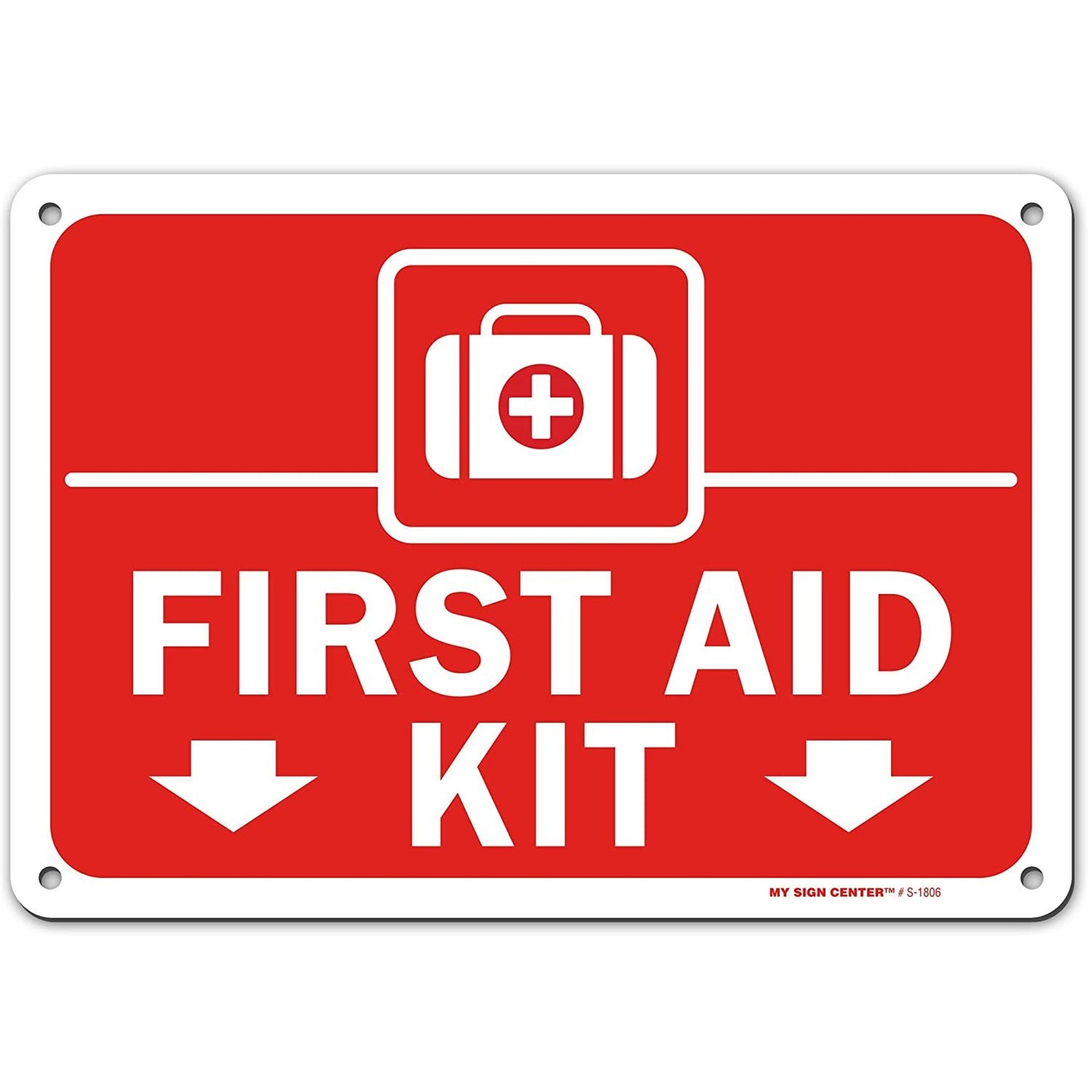 First Aid Kit Sign for Home, Office, Business